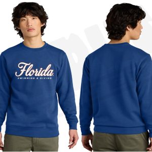 Florida swim and dive script Sweatshirt